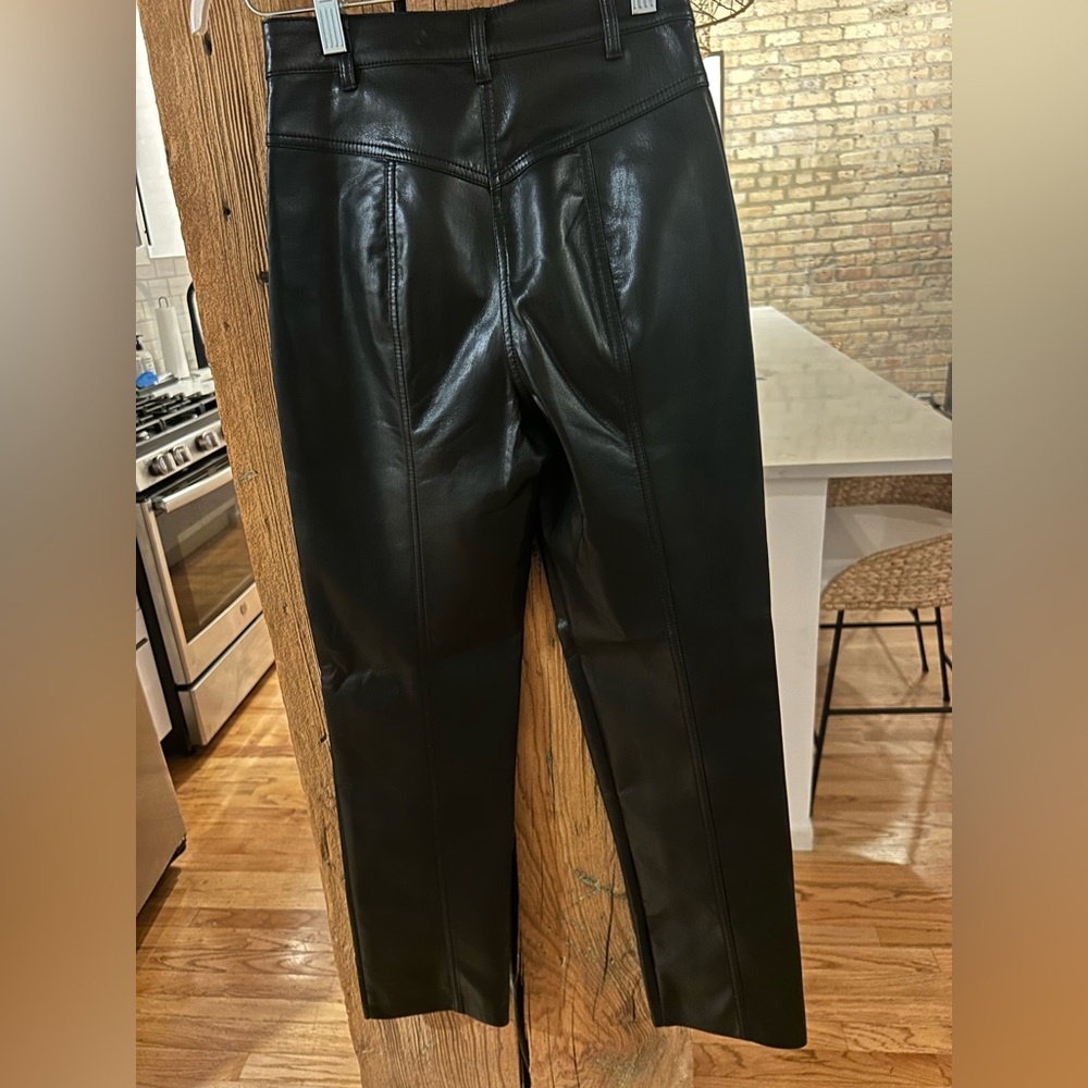 Aritzia Wilfred vegan leather pants
